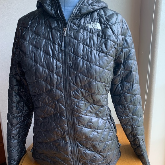 North Face Jacket Puffer Charcoal Black. Women’s Small. - Picture 3 of 13